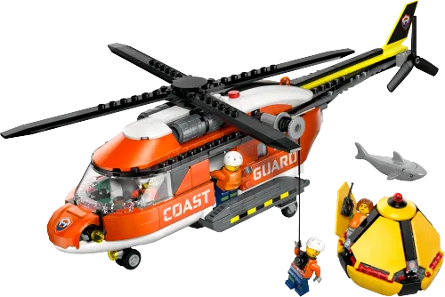 კონსტრუქტორი LEGO Coast Guard Helicopter 60503
