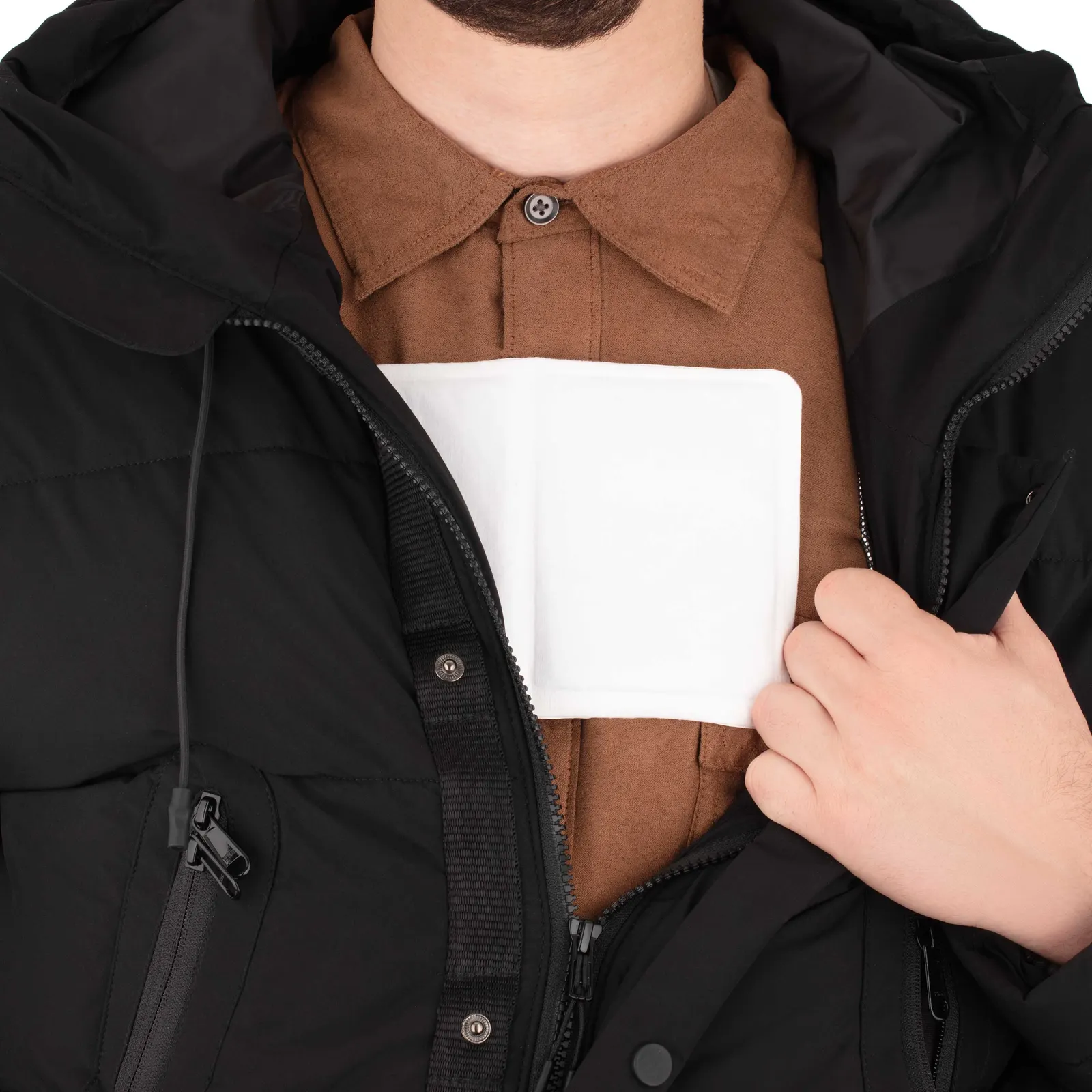 სათბობი 2E Chemical body warmer size XL (192x130mm), adhesive, up to 12 hours - 20 pcs