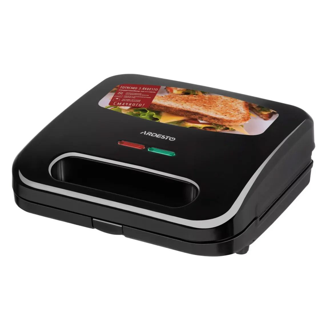 მულტიმეიკერი Sandwich maker Ardesto SM-H110BSN, 700W, device body-plastic, black