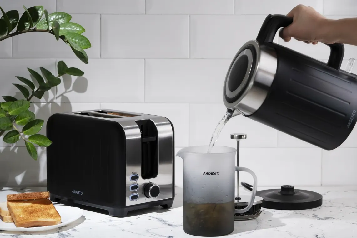 ელექტრო ჩაიდანი Ardesto Electric Kettle EKL-F18B black
