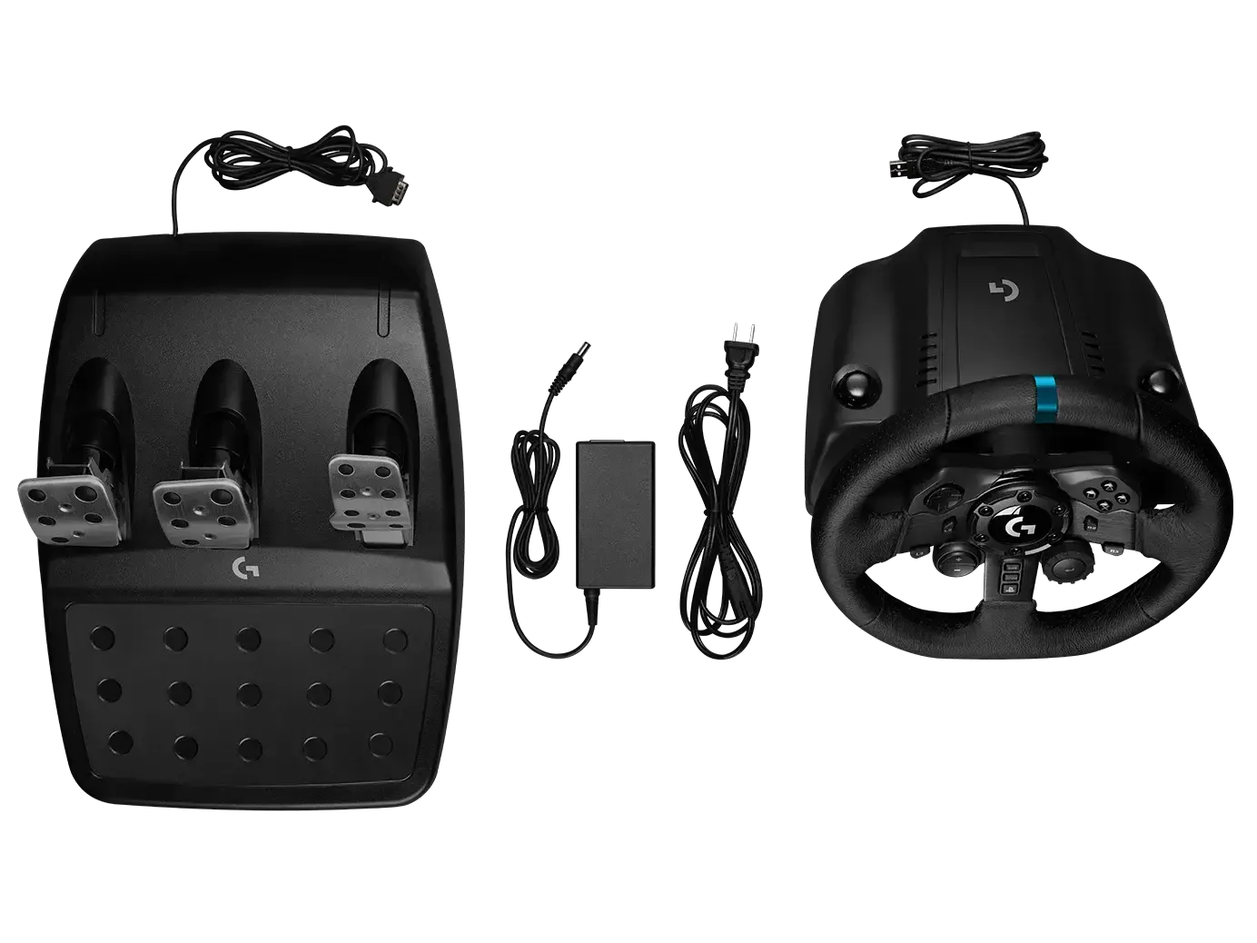 G923, LOGITECH Racing Wheel and Pedals - PC/PS - BLACK - USB - L941-000149