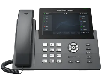 IP ტელეფონი Grandstream GRP2670, 16 SIP accounts, 12 lines, 7 inch (1024x600) capacitive touch screen TFT LCD, 32 VPKs and 10 MPK, cloud provisioning & management (GDMS), carrier-grade security, WiFi, Bluetooth,