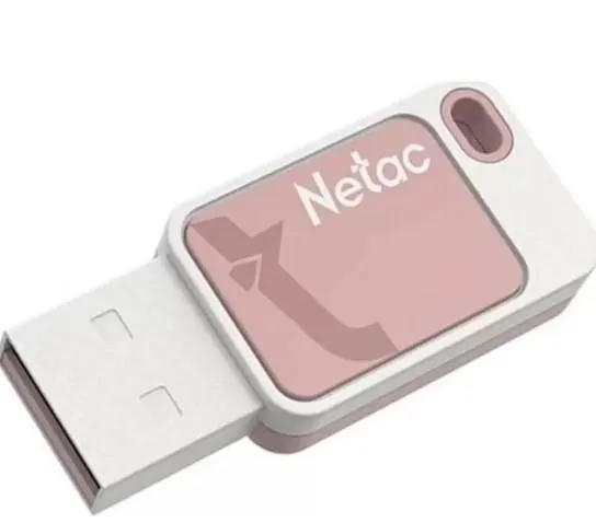 USB ფლეშ მეხსიერება NETAC, UA31, 16GB USB 2.0 Pink.