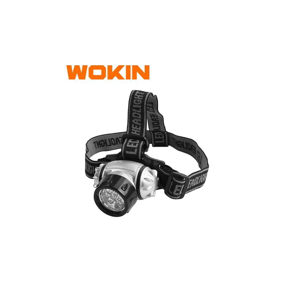 სამუშაო ფარანი თავის Wokin 601007, 50 Lumens, Head Light, Black