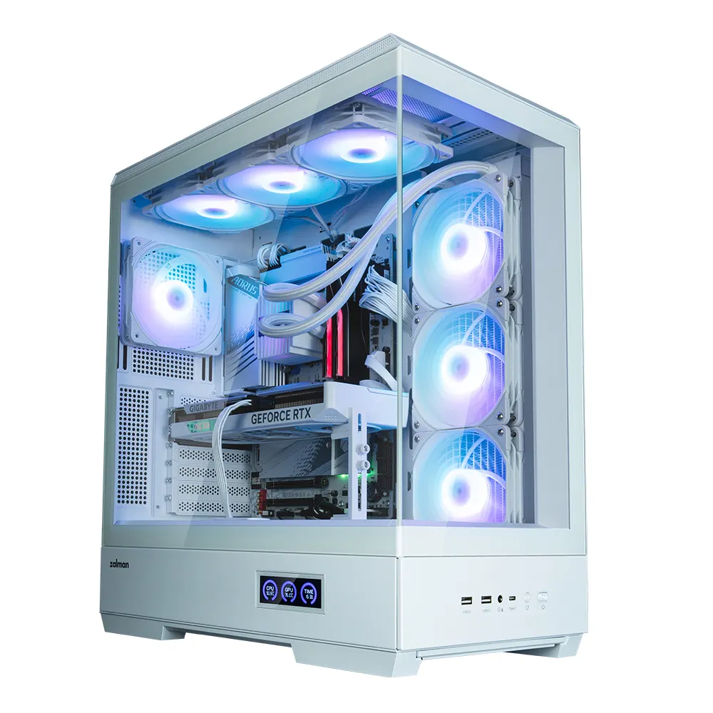 ქეისი Zalman P50 DS ATX Mid Tower White