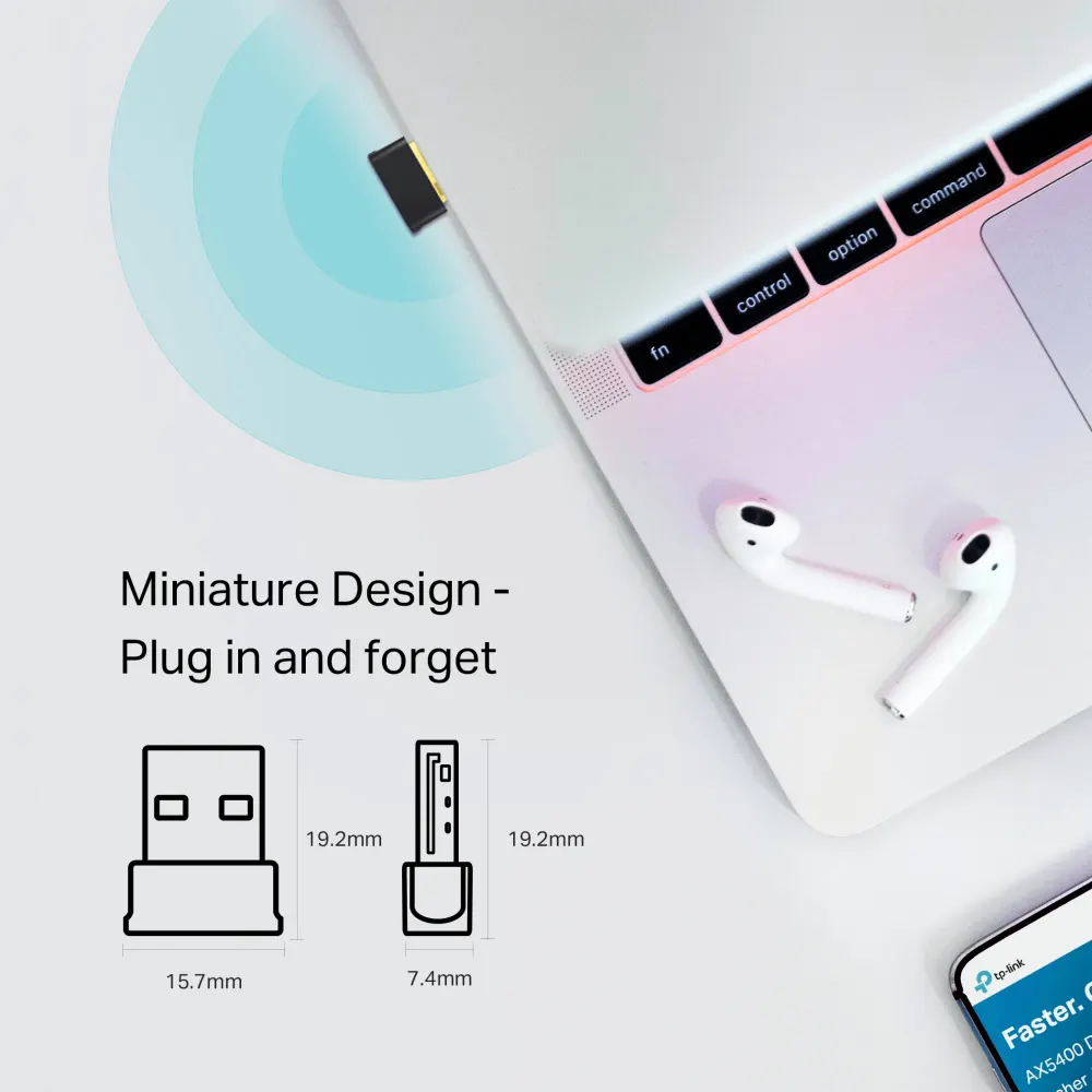 Wi-Fi ადაპტერი TP-Link Archer T2UB Nano