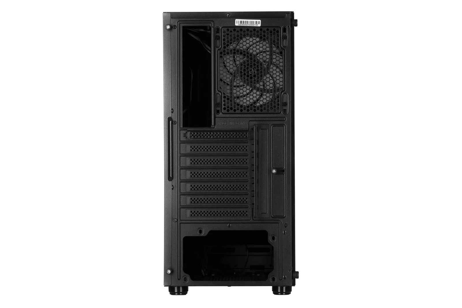ქეისი 2E GAMING Computer case GALAXY (G2055) MidT, 2xUSB2.0,1xUSB3.0, 3x120mm ARGB+strip,TG (side panel),without PSU,black