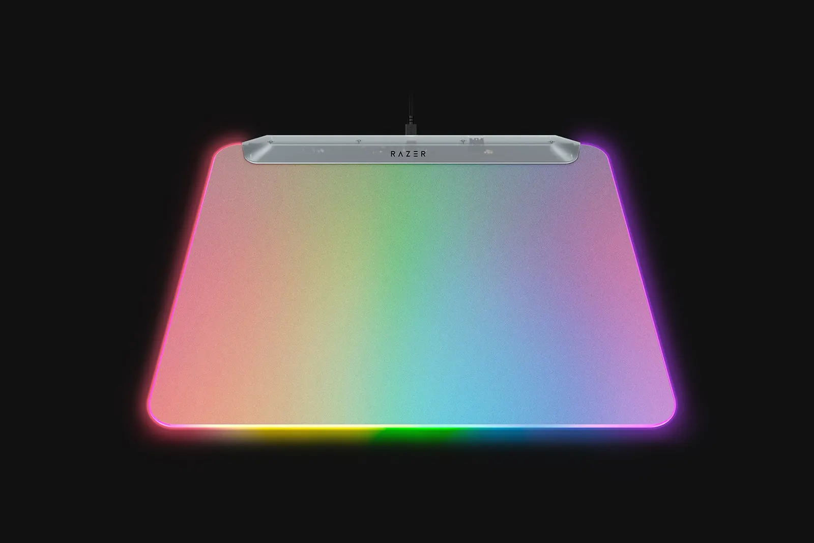 მაუს პადი Razer Mouse Pad Firefly V2 Pro, M (360x278x4.6mm), RGB, Phantom White Ed