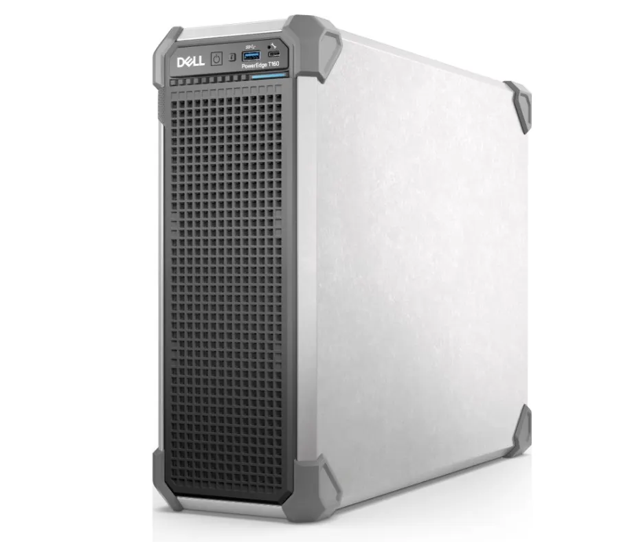 Dell PE T160/ 3x3.5 + 2x2.5/ 6353P/ 1x32GB UDIMM 5600MT/s/ 1x480GB SSD SATA CBL/ H355/ iDRAC9, Bas/ 2x1GbE/ 1x500W/ 3YW