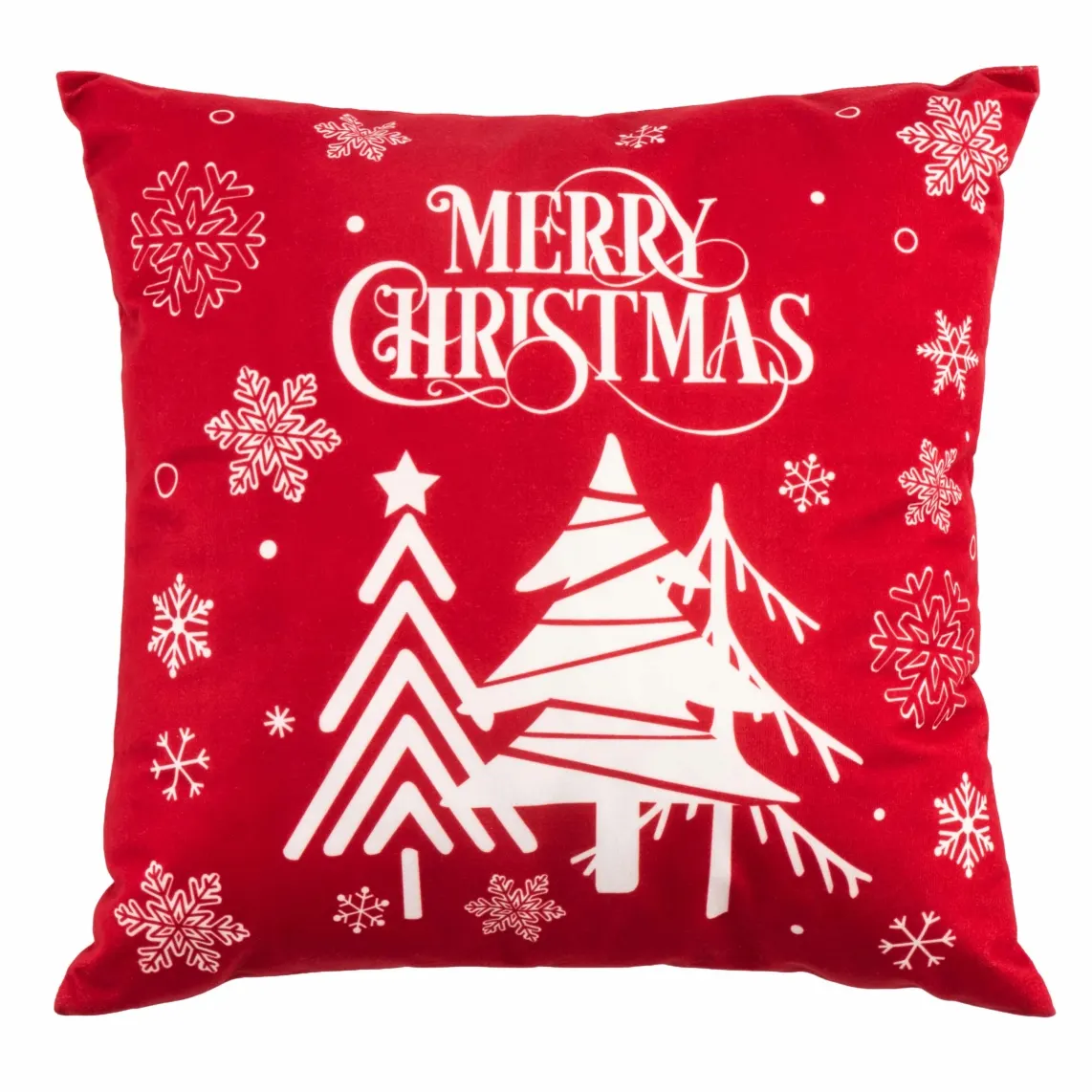 დეკორატიული ბალიში Ardesto Pillow decor. Christmas 45x45cm, 100% polyester, red
