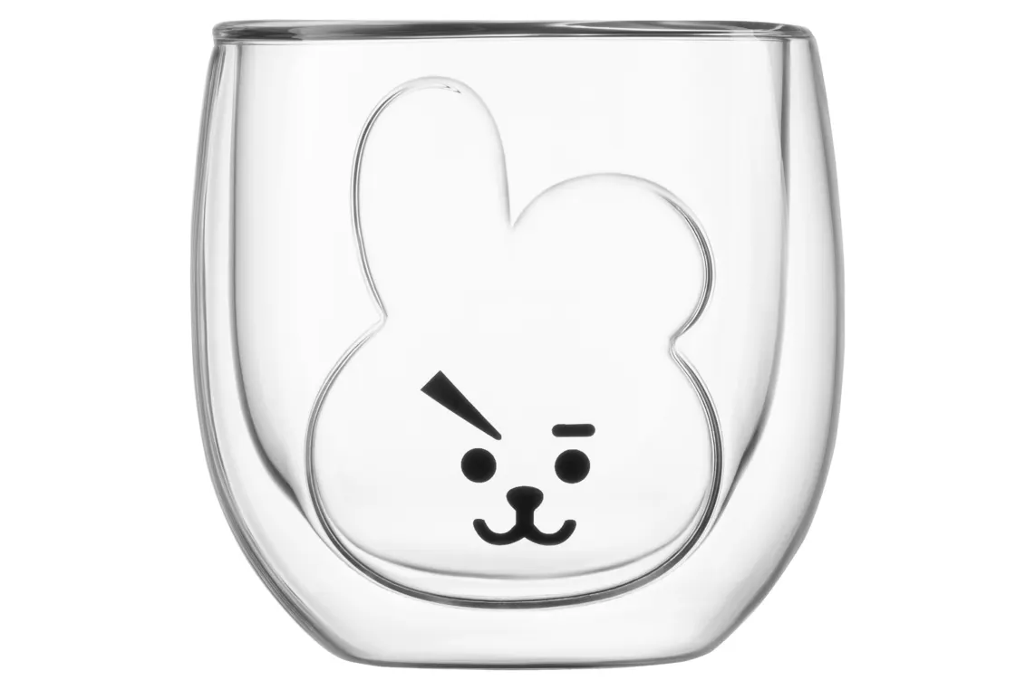 Ardesto Double wall borosilicate glass mug set Animals, 300 ml, 2 pcs
