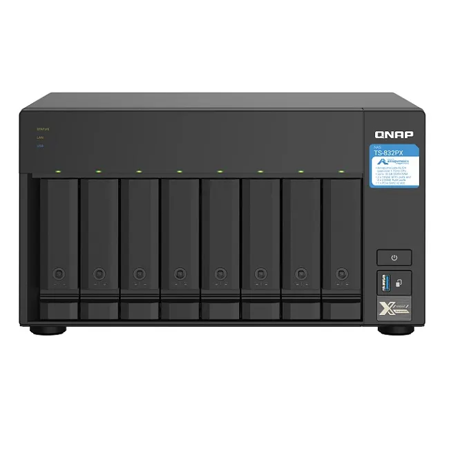 NAS სერვერი 8-Bay Annapurna Labs Alpine AL-324 ARMv8 Cortex-A57 quad-core 1.7 GHz processor