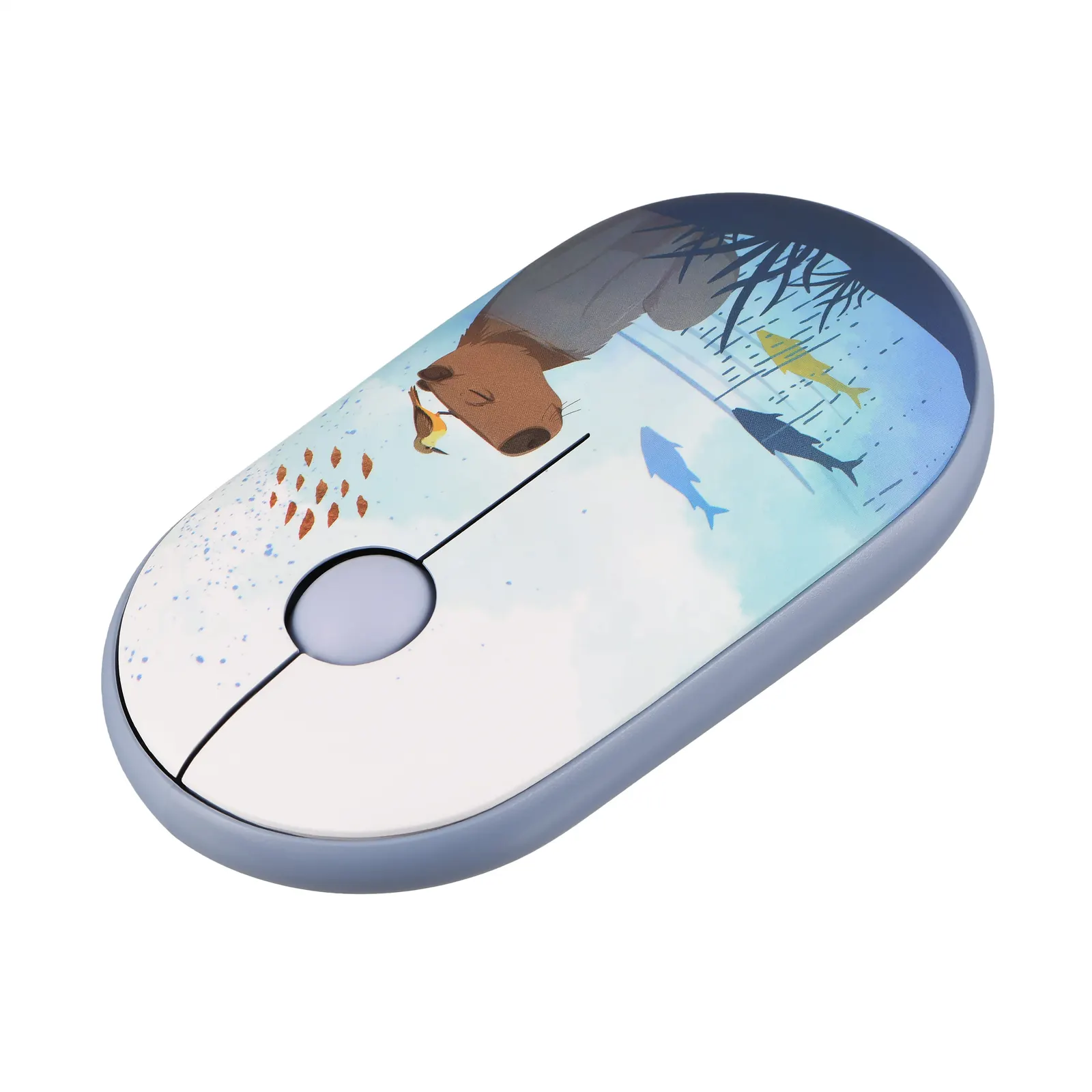 მაუსი 2E Mouse MF300 CAPYBARA:SWIM Silent WL BT, Blue