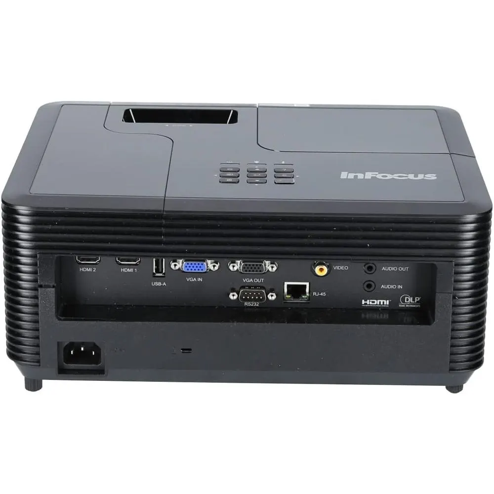 IN2139WU InFocus PROJECTOR, DLP, 0.67” S600, 1280x800, 16:10, 4500L, TechStation, 2x HDMI, VGA, RJ45, USB, 2x 3.5 mm, Black