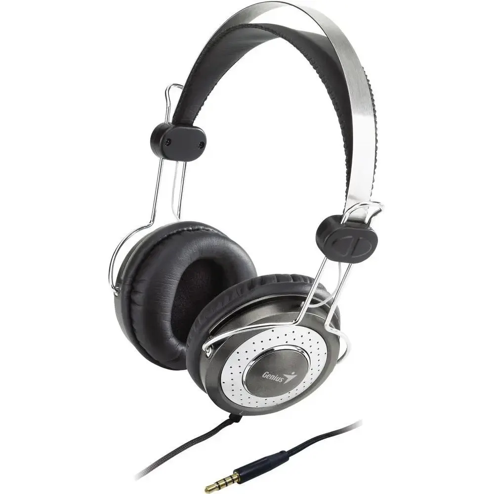 Genius, HS-04SU Headset Black - Silver