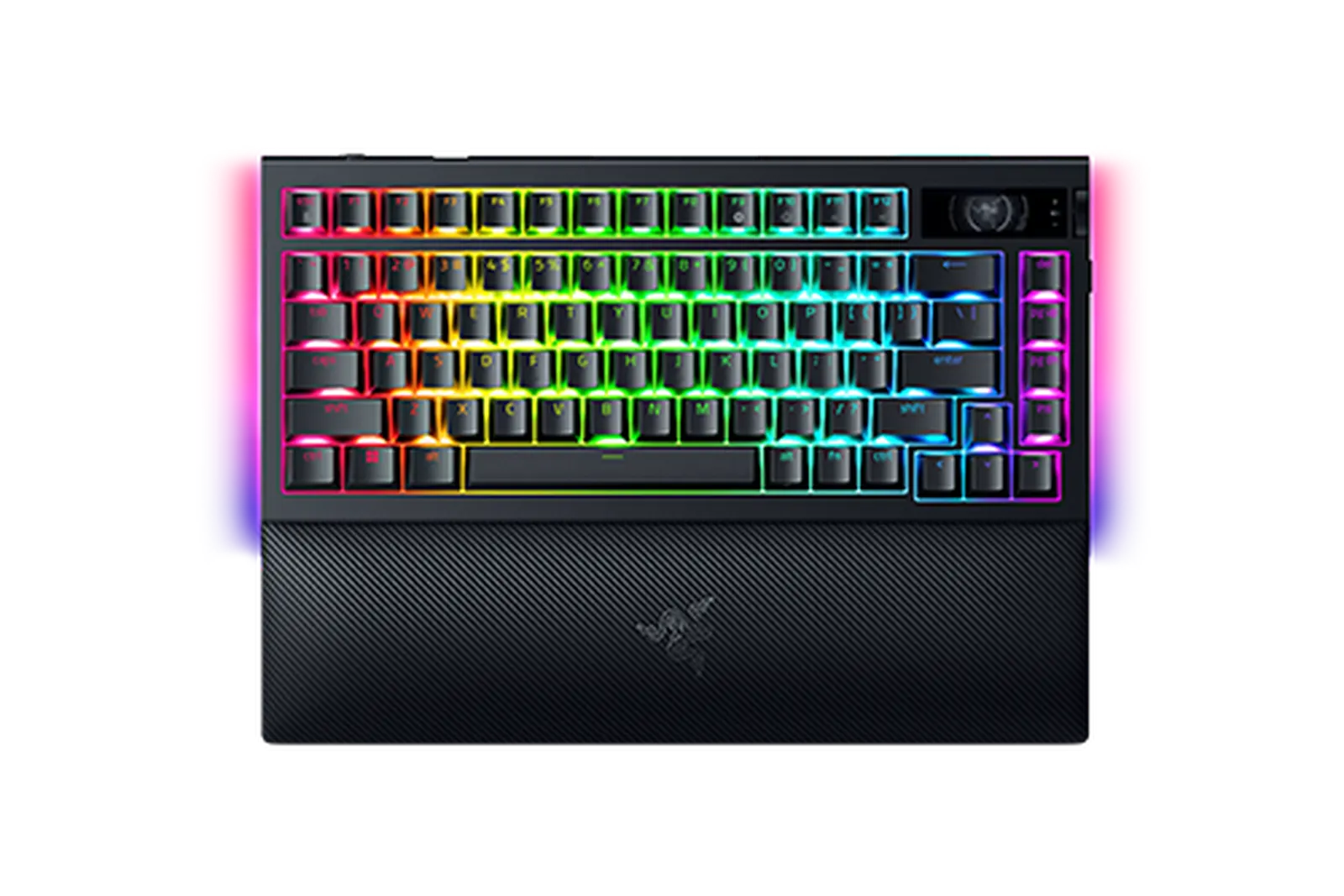 Razer Keyboard mechanical BlackWidow V4 Pro 75%, 81key, Mechanical Switches Gen-3, USB-A/WL/BT, EN, RGB, blck