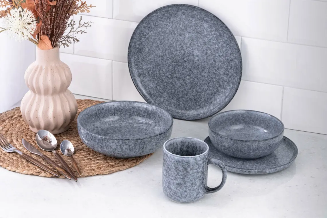 ფინჯანი Mug ARDESTO Loreto, 390ml, porcelain, gray