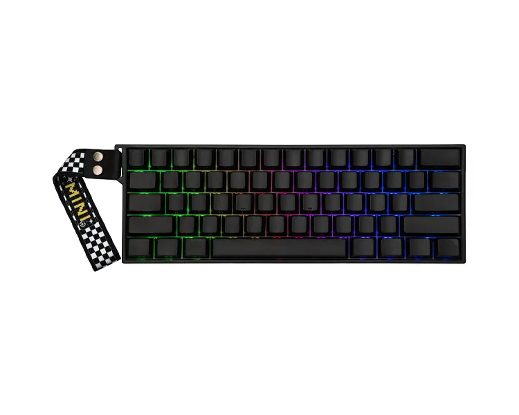 კლავიატურა AULA MINI60 HE PRO Tri-Mode Wireless Side-engraved keycaps Gaming Keyboard Black (Stormrise Magnetic Switch)