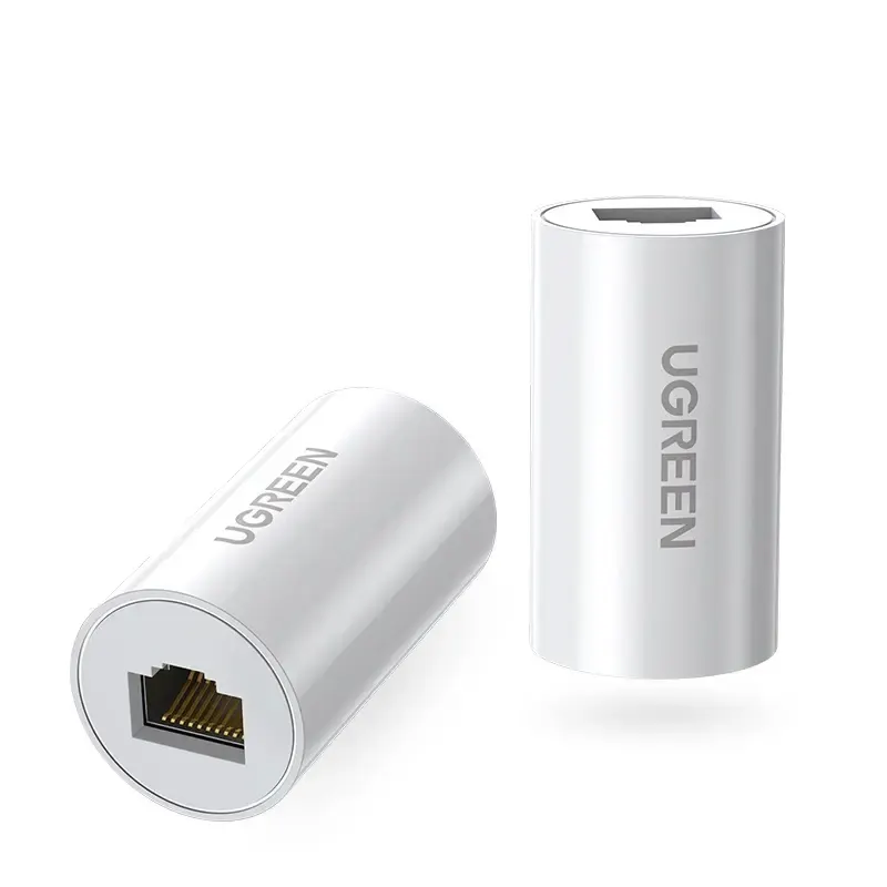 NW116, UGREEN, Adapter, RJ45 Ethernet adapter 8P8C Female anti-thunder RJ45 connector Network extension.