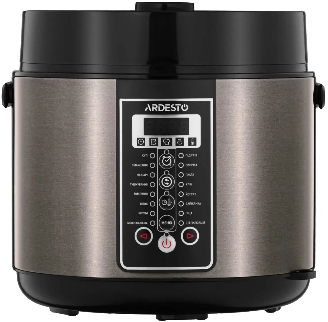 მულტისახარში ARDESTO Multicooker, 860W, bowl-5L, electronic control, recipes book, inox+ plastic, bronz