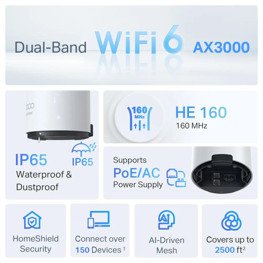 TP-LINK Deco X50-Outdoor WiFi 6