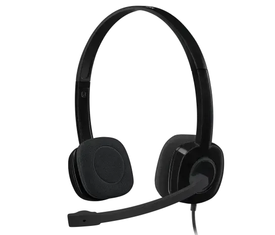 Logitech, H151 Stereo Headset Black