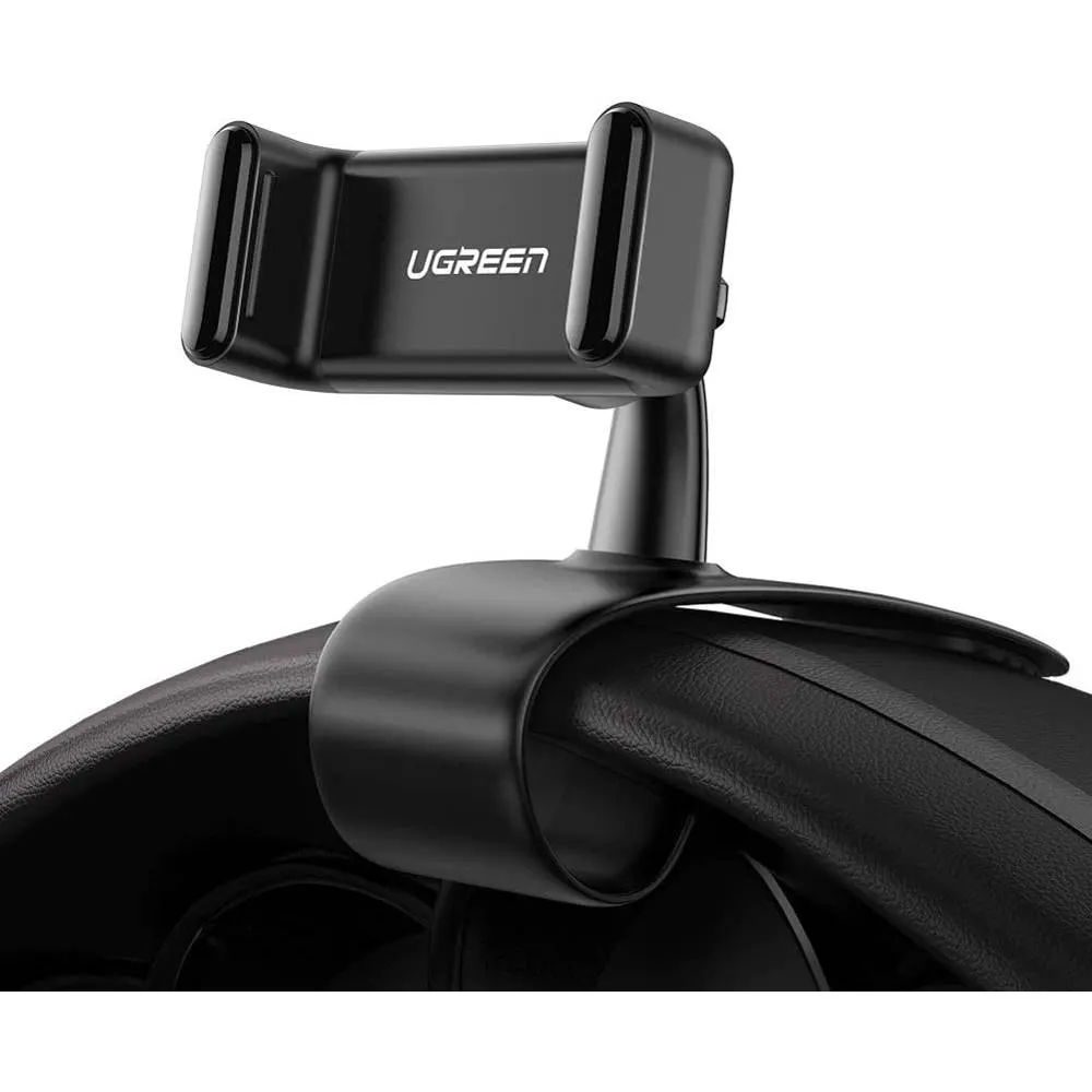 მობილურის დამჭერი UGREEN LP189 (60796), Dashboard Snap Clip Phone Holder, Black