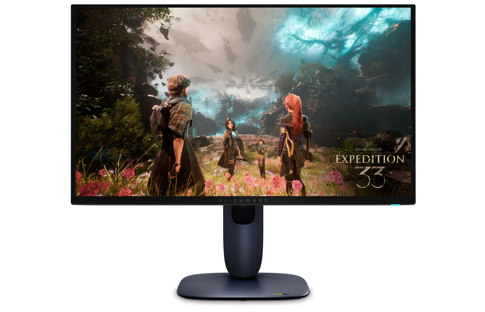 მონიტორი Alienware 27 4K QD-OLED Gaming Monitor - AW2725Q/UHD 3840 x 2160/16:9/178/178/0,03 ms/1000 cd/m/1,500,000:1/2 x HDMI 2.0/DP 1.4/4x USB/USB-C/3Yr w
