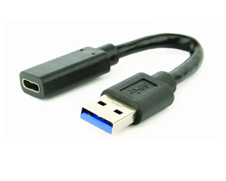 ადაპტერი Gembird A-USB3-AMCF-01 USB 3.1 AM to Type-C female 10 cm