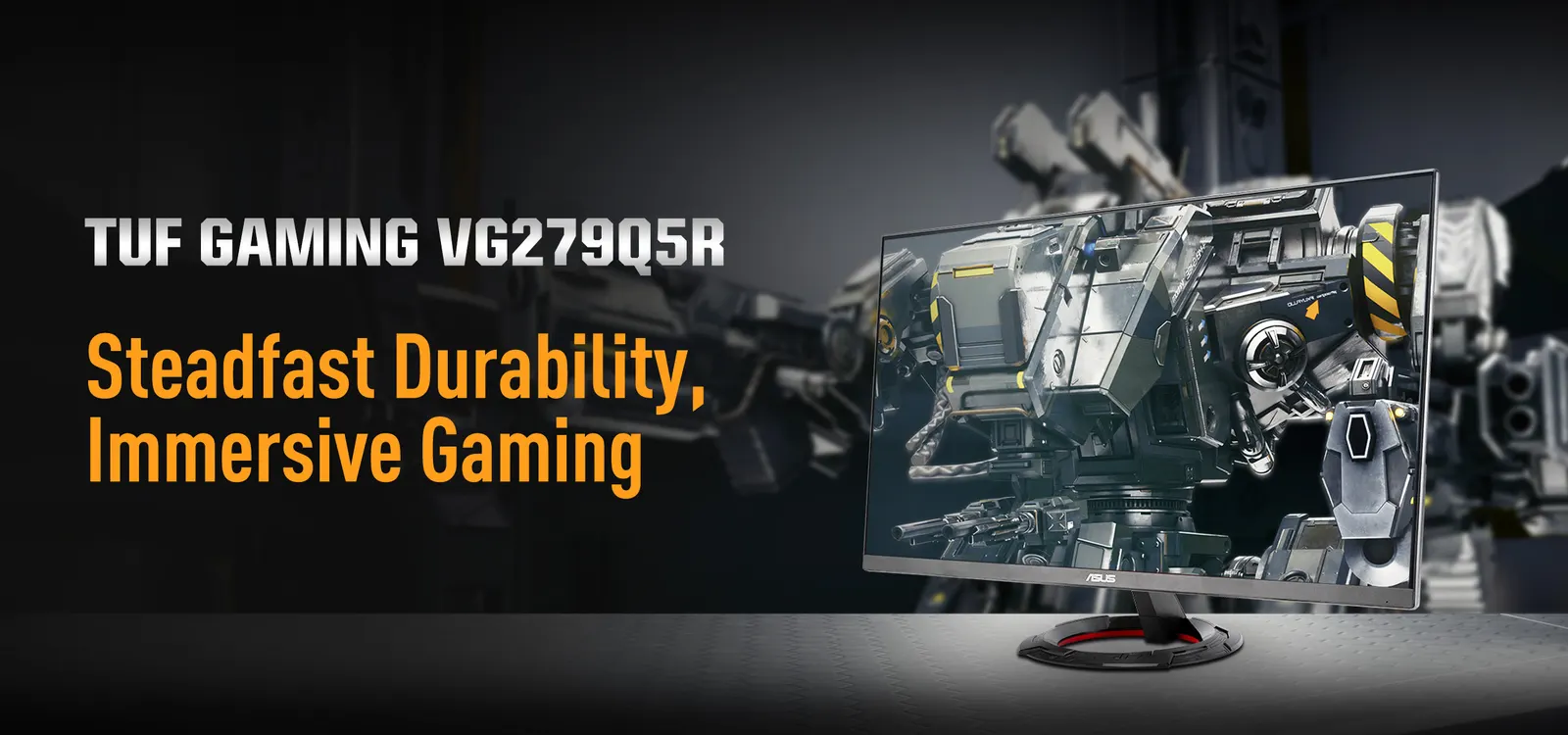 TUF Gaming VG279Q5R, ASUS, Monitor, 27" FHD, 200Hz, Fast IPS, ELMB, 0.3ms, 300nits, 1000:1, spk, DP, HDMI..