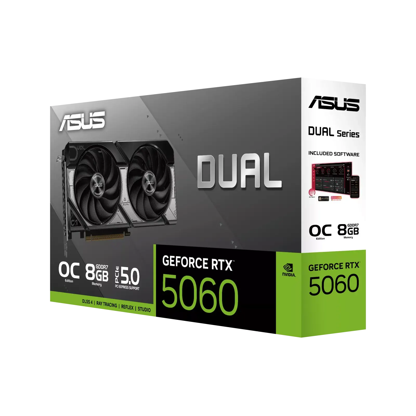 ვიდეობარათი ASUS Dual GeForce RTX™ 5060 8GB GDDR7 OC Edition