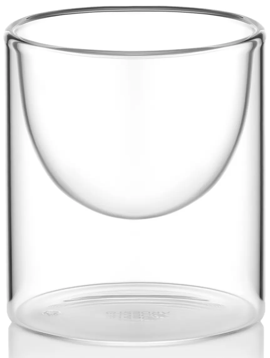 Ardesto Double wall dessert glasses set, 170ml, 2pcs, borosilicate glass, transparent