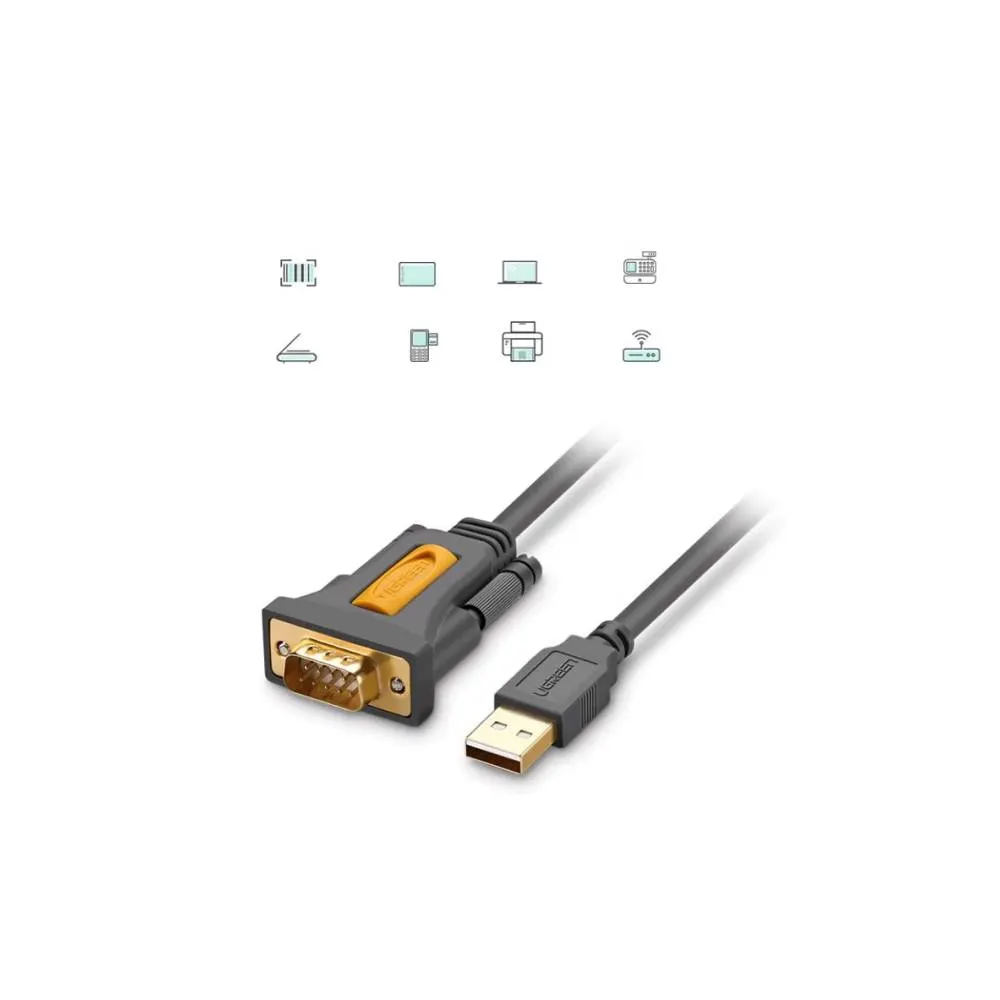 UGREEN CR104 (20222) USB to DB9 RS232 Adapter Cable 2m