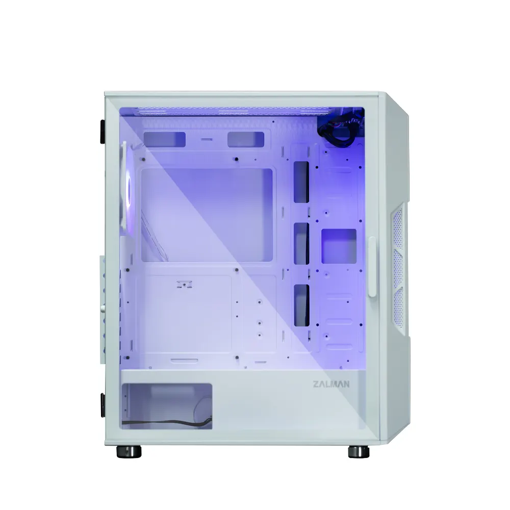 ქეისი Zalman PC case I3 Neo ARGB without PSU, 2xUSB3.0, 1xUSB2.0, 4x120mm ARGB, VGA 355mm, LCS ready, TG Side Panel, ATX, white