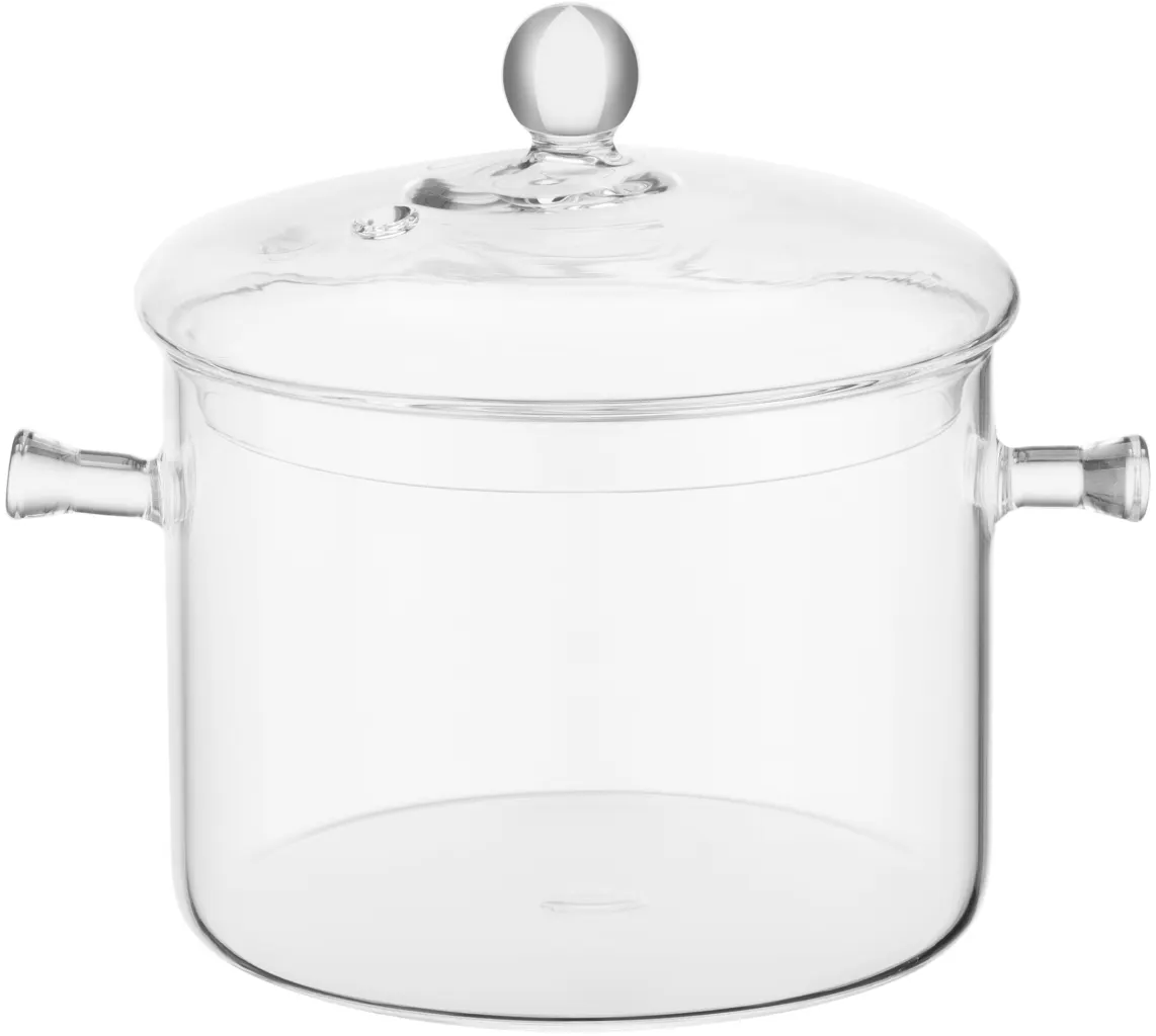 ქვაბი Ardesto Casserole Black Mars, 2l, borosilicate glass