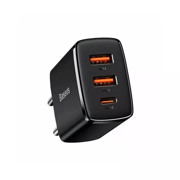 დამტენი Baseus Compact Charger 30W Black
