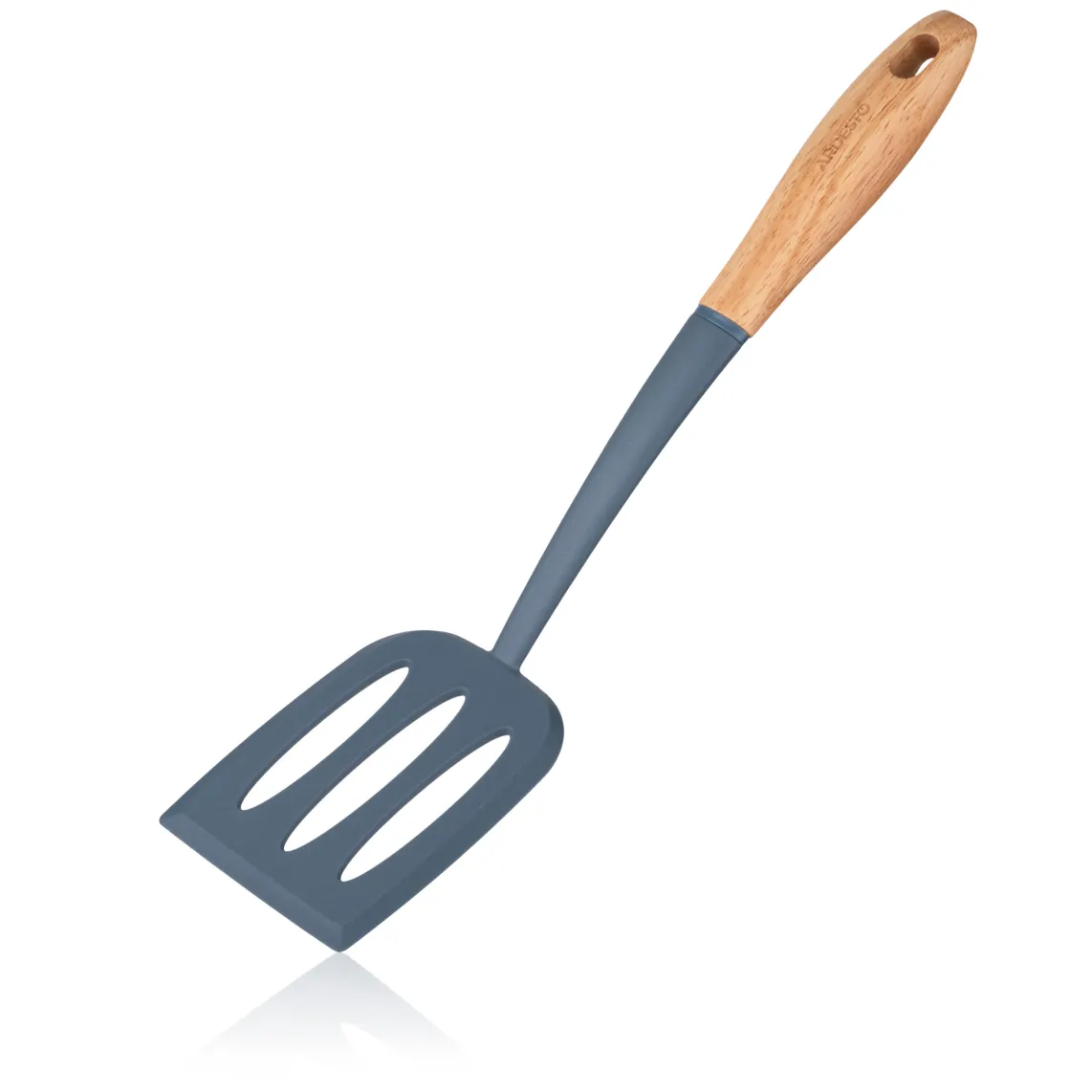 კულინარიული ნიჩაბი Ardesto Slotted turner Midori, 34.5cm, nylon, wood, blue