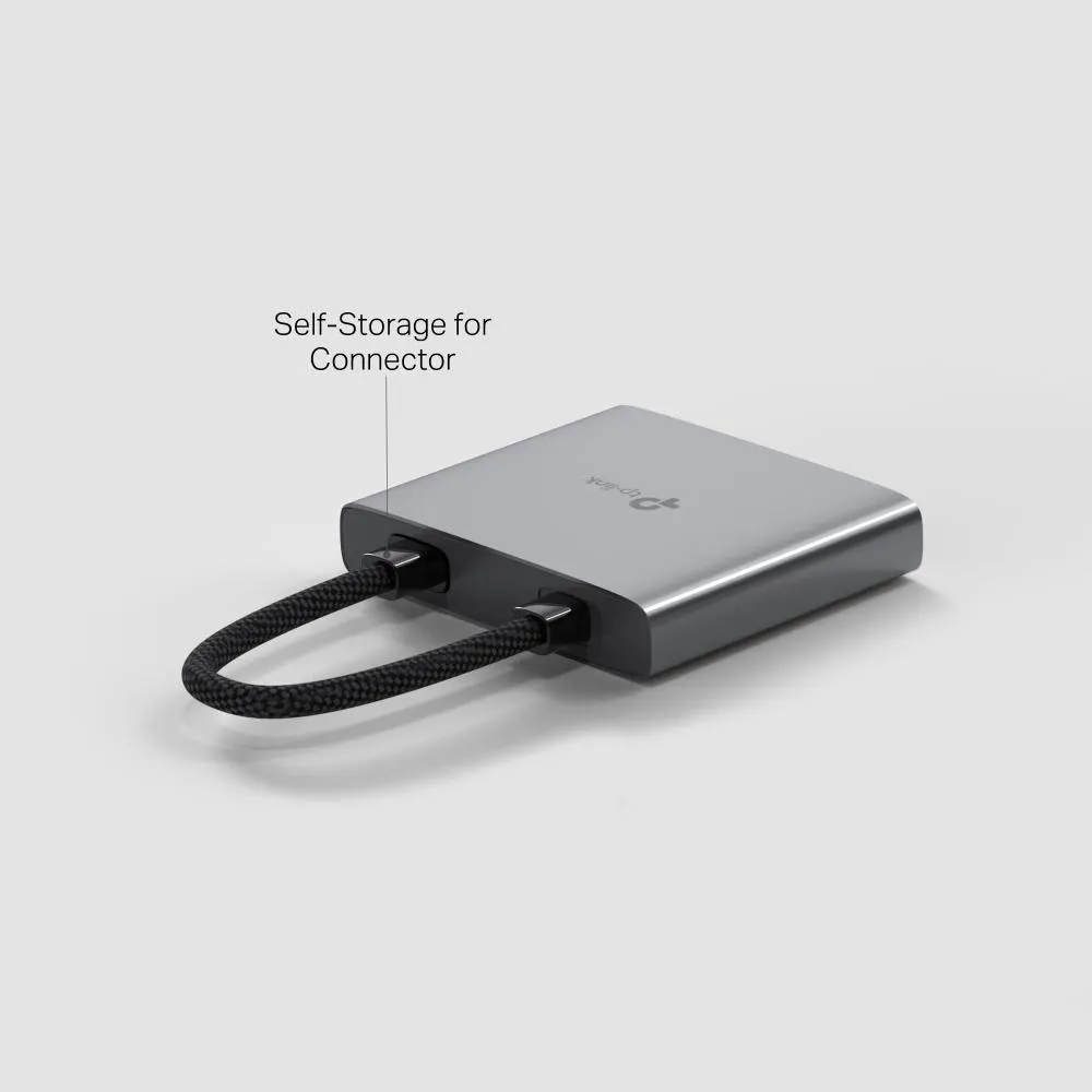 UH3020C, TPLINK, Type C Adapter, Type-C to 4K@60Hz HDMI, 100W Power Delivery, 1× USB-A.