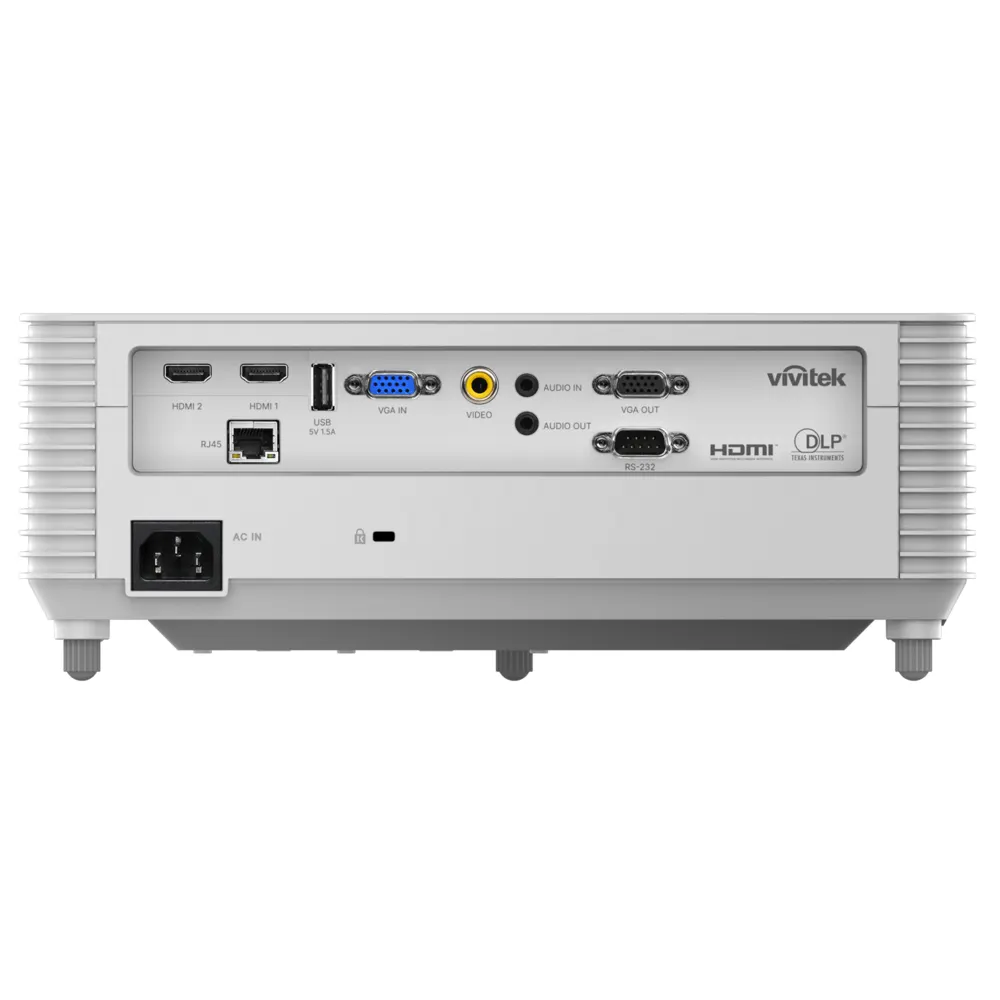 Vivitek DH382, Portable DLP Projector, FHD 1920x1080, 4500Lm, White