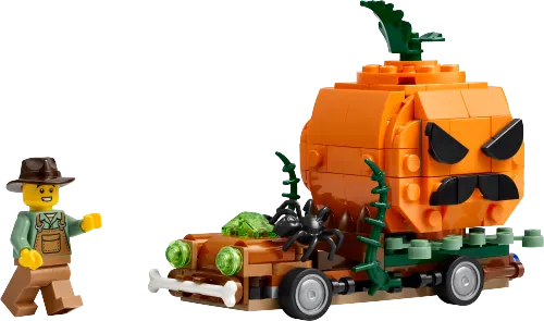 კონსტრუქტორი LEGO Iconic Jack-O'-Lantern Pickup Truck 40822