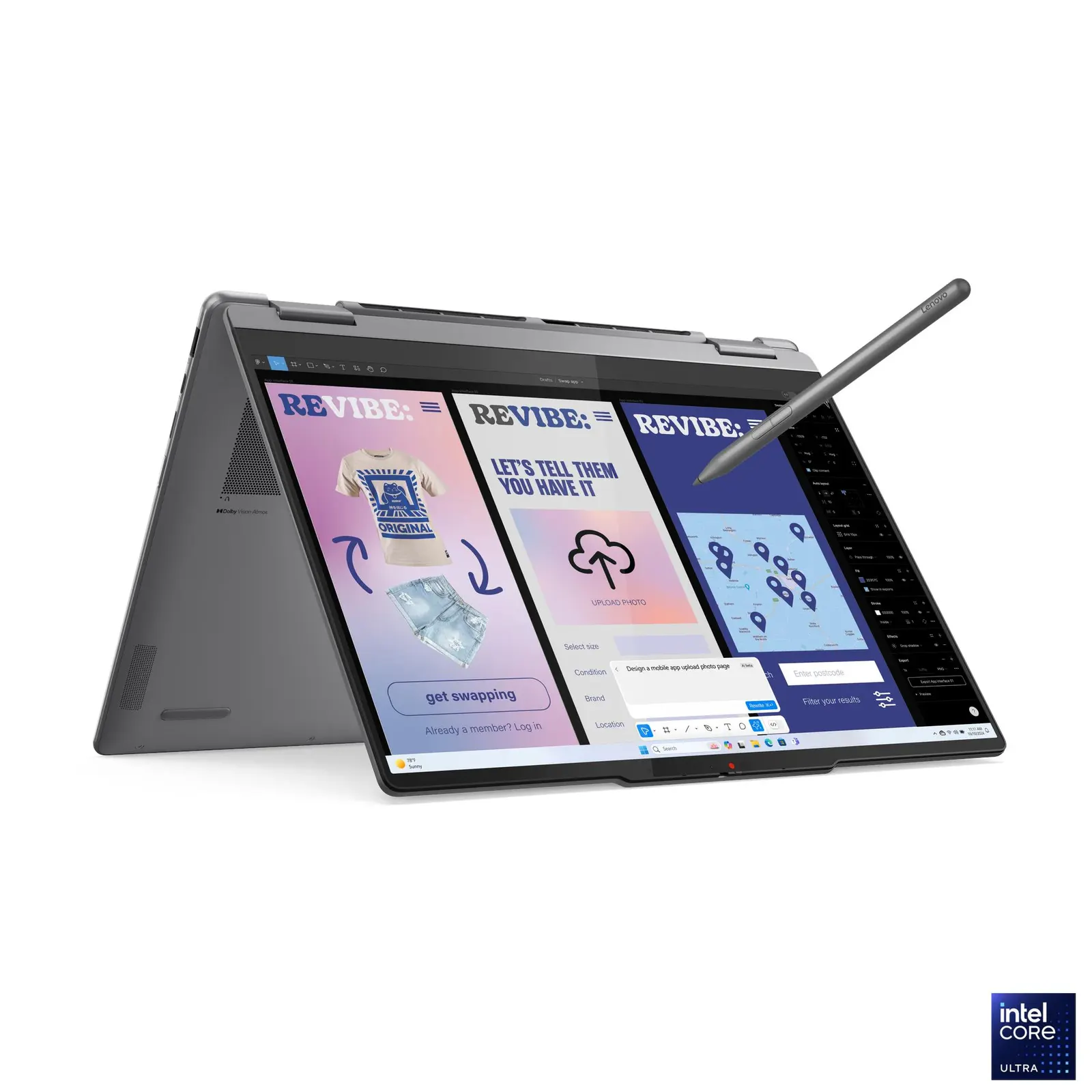 ნოუთბუქი 83JQ007YRK Notebook/ Lenovo/ Ideapad/ Yoga 7 2-in-1 14 WUXGA OLED Touch Core Ultra 7 256V 16GB 512GB SSD Integrated Arc Grap