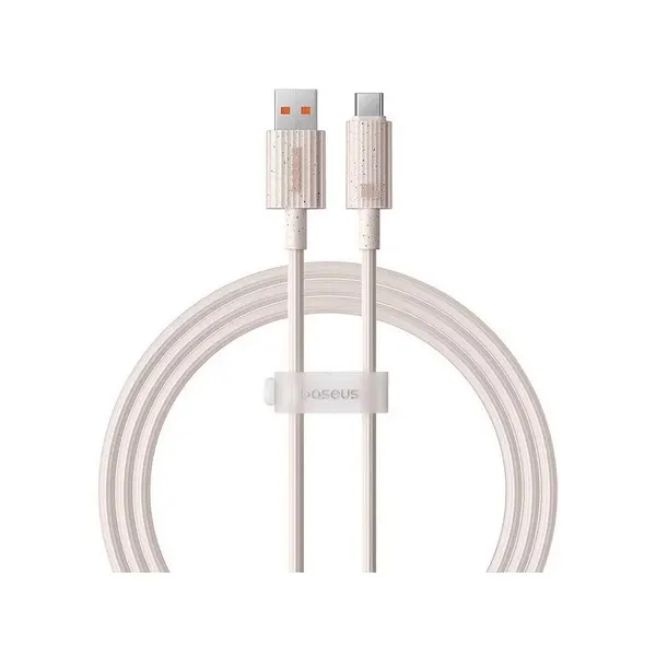 Type-C კაბელი Baseus Habitat USB-A to USB-C 1m Pink