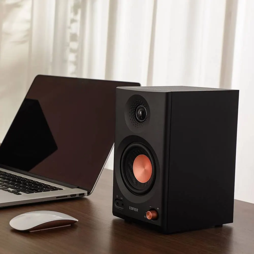 დინამიკი Edifier MR3, 36W, TRS, RCA, AUX, Bluetooth, Powered Studio Monitor Speakers, Black