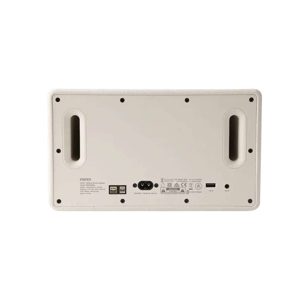 დინამიკი Edifier ES300, 60W, Bluetooth, WiFi (Apple AirPlay), USB-A, AUX, Tabletop Speaker, Ivory