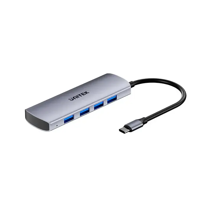 Type-C ჰაბი H1112E, UNITEK, USB HUB, 4-in-1 USB-C 10Gbps Hub (4*USB-A).