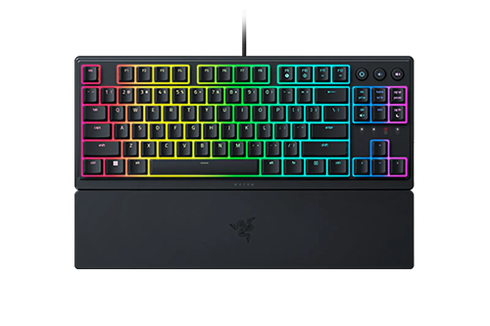 კლავიატურა Razer Ornata V3 TKL RGB 84key Mecha-Membrane Switch USB-A EN, Black