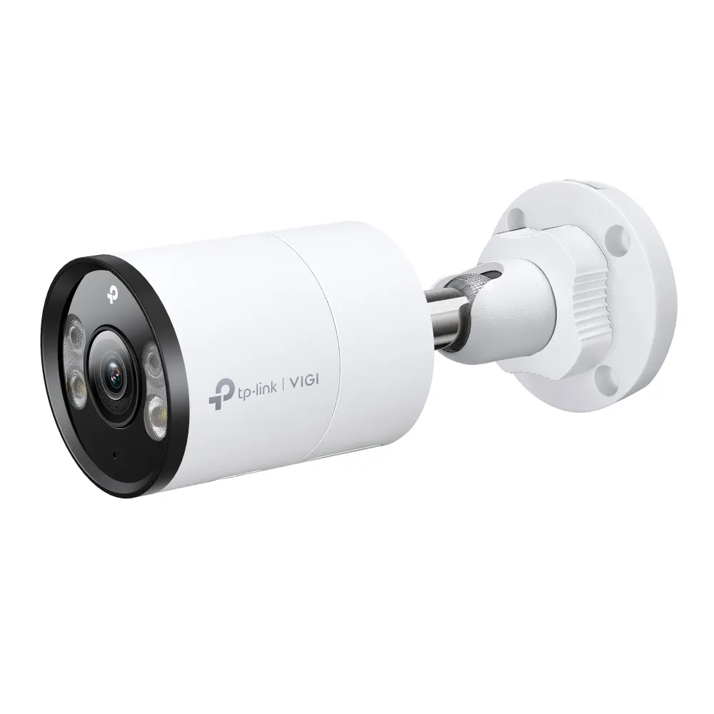 IP კამერა TP-Link VIGI C385 Full-Color Bullet Network Camera - Outdoor, 8MP, 3840 × 1620, 4mm Lens, 109.6° Diagonal Viewing Angle, Full-Color Night Vision, IR Cut Filter, RJ-45, IP67 Waterproof, PoE/12V DC, MicroSD Card Slot (Up to 256 GB), Two-Way Audio