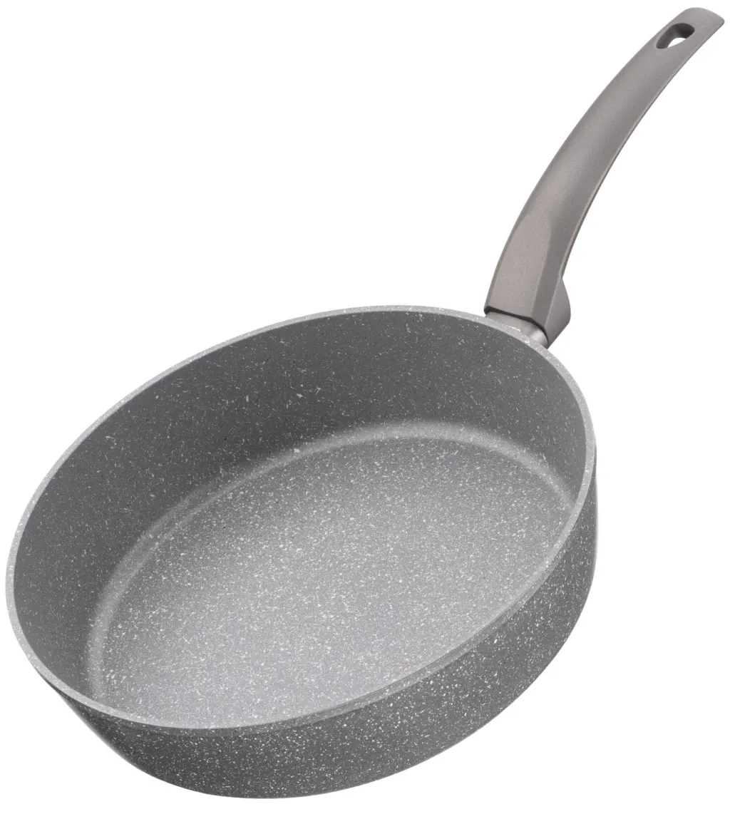 Ardesto Deep Fry pan with lid Gemini Gourmet Apulia, 26cm, aluminium, gray