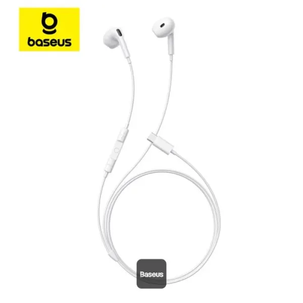 ყურსასმენი Baseus Encok CZ19 Wired In-ear White