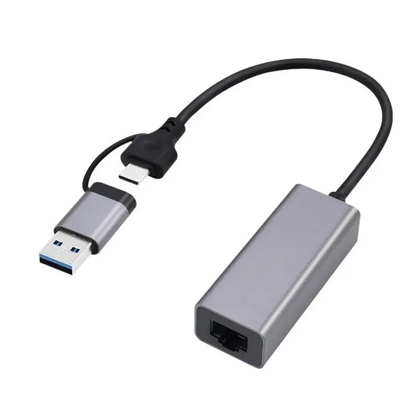 USB-LAN ადაპტერი Gembird USB Type-C to RJ-45 Gigabit Adapter